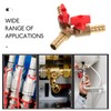 Cabilock Brass Y 3-Way Shut-off Clamp Hose Connector Ball Valve
