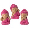 Pommerntraum ® Set of 3 Home Decoration Figurines 3 Buddha