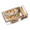Barry.Wang Gold Belt American Eagle Buckle Automatic Ratchet Buckle Only