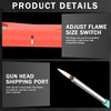 Refillable Butane Lighters, Larger BBQ Grill Click Flame Long Stem