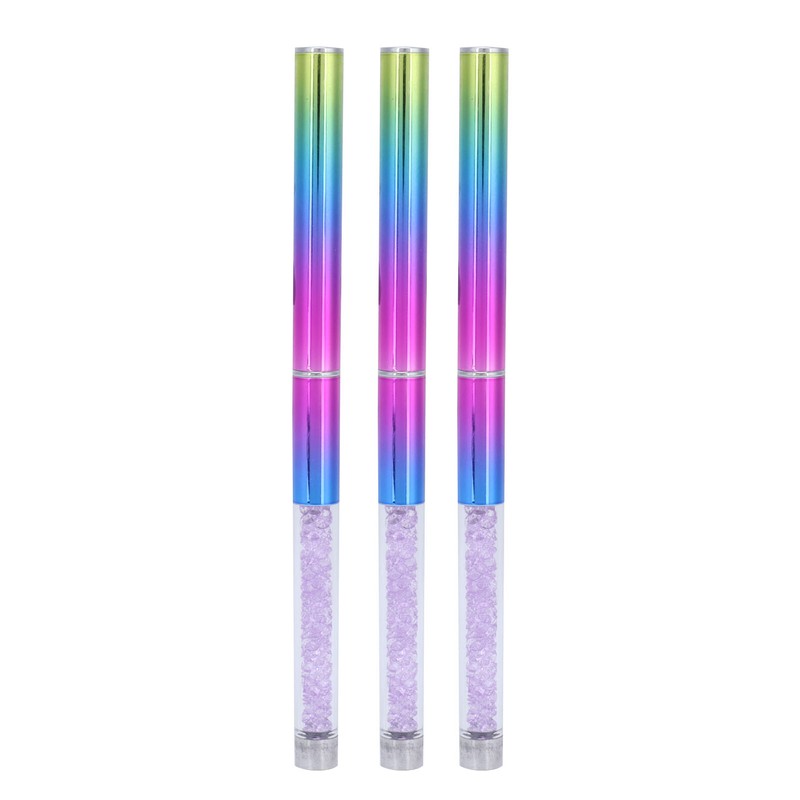 3Pcs Nail Liner Brush Lid Gradient UV Gel Pattern Drawing