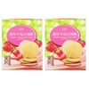Premium Creamy Strawberry French Cookies, Cream Filled Sandwich Biscuits, 5.9oz,