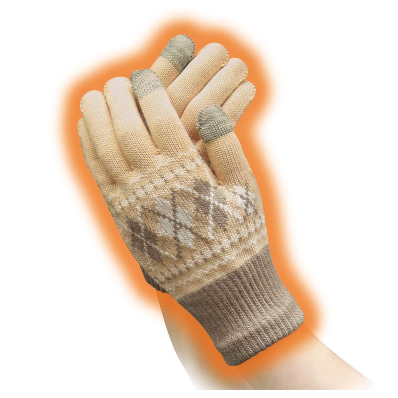 Ciel Antibacterial and Far Red Smartphone Compatible, Antibacterial Warm Gloves,