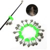 luzen 24Pcs Fishing Rod Alarm Dual Alert Bells Clip on