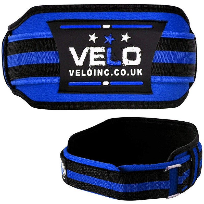 VELO Weight Lifting Belt 4" Inch Neoprene Lower Back Support