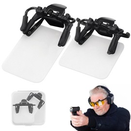 BINYI International Standard Shooting Patch Shooting Glasses Sports Shooting Patches for Archery Shooting Glasses for Glasses Mask Archery Target Aid Matte 2 Pieces