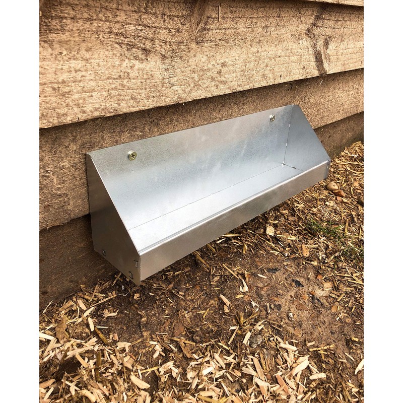 Jake's Farm Yard Chicken and Poultry Feeder Trough and Wall