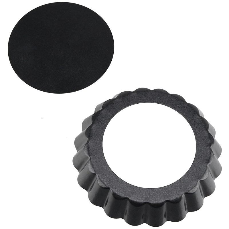 MOUYAT 10 Pack 10cm Round Quiche Dish, 4 Inch Non