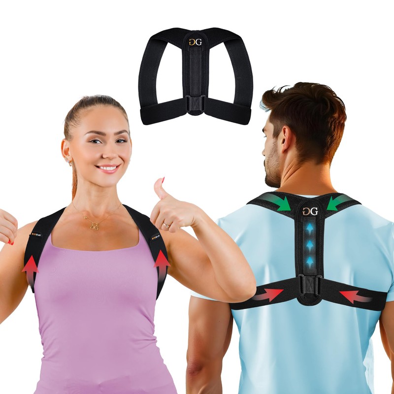 BiGHuG Group Posture Corrector - Back Straightener for Men and