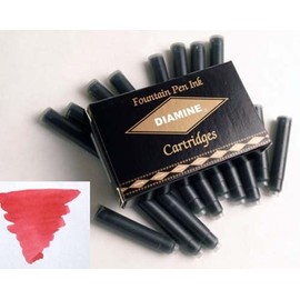 Diamine Refills Maroon Pack of 18 Fountain Pen Cartridge - DM-8008