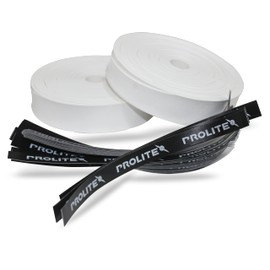PROLITE Pro Overgrip - 30 Pack - White - Tacky Thin Grips for Tennis, Pickleball Paddles, Racquetball, Squash, Platform Tennis, Badminton and More - 30 Universal Length White Grips