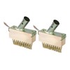 RmKbe 2pcs Weeding Wire Brush Tools Joint Cleaning Steel Brush