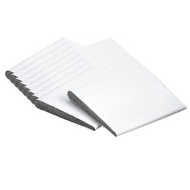 KS Hardware Door Corner Seals | Premium Weather Stripping Wedge Protects Against The Elements | Self Adhesive Draft Stopper Pads Can Be Easily Trimmed to Fit | White (Pack of 16)