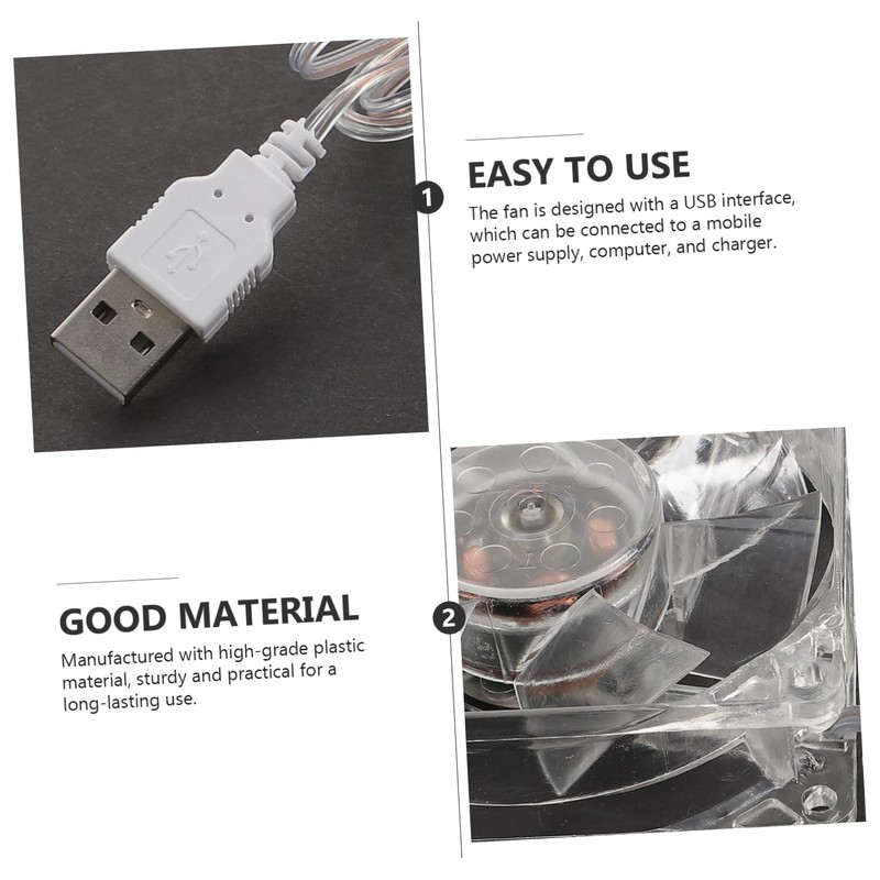 Mipcase Lightweight Pet Cooling Fan Cooling Tool for Pet Cage