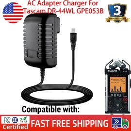 For Tascam AC Adapter Charger For Tascam DR-44WL GPE053B Handheld PCM Recorder Power Supply
