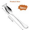 2 Pcs Stainless Steel Sporks - Long Handled Multifunctional Utensils