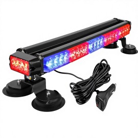 29.5" 54W LED Double-Sided High Intensity Emergency Warning Strobe Light Bar Magnetic Base 24V OLIVER Fitment (Red/Blue)Light Color: Amber, Rated Power: 54, Beam Angle: Spot