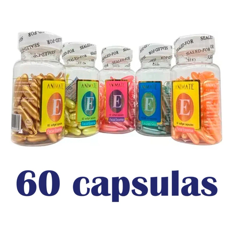 Vitamina E Natural En Capsulas Facial Piel Arrugas Manchas