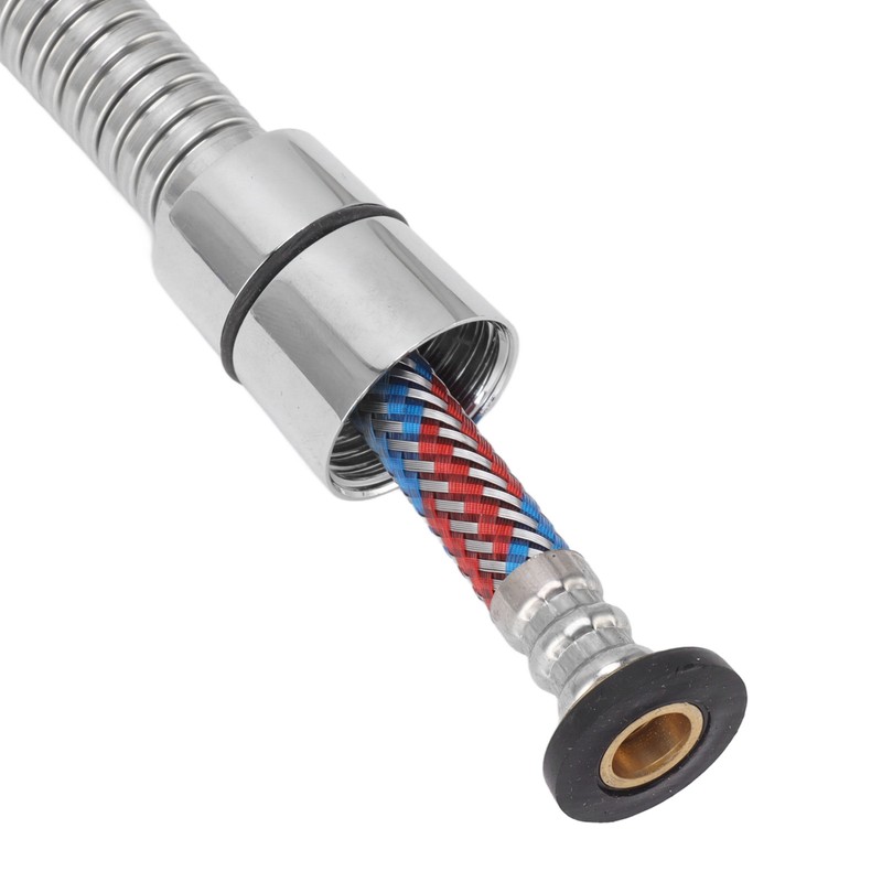 59in Shower Hose Explosion Proof Heat Resistant Flexible Stainless Steel