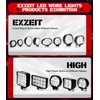 Exzeit 112W Led Light Pods, 4.5 Inch 150° Beam Flood