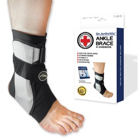 Doctor Developed Ankle Brace for Sprained Ankle, Support Stabilizer Splint for Injured Foot – Foot Brace/ Achilles & Peroneal Tendonitis – Ankle Brace For Women / Men (Small, Single, Right)