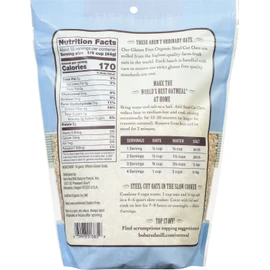 Bob's Red Mill Organic Steel Cut Oats 24 oz (Pack of 4)