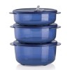 Tupperware Vent n Serve small round 3pc Set