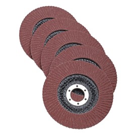 Eastwood 4.5 Inch Flap Disc 120 Grit Aluminum Oxide for Sanding Grinding Deburring 5 Pack