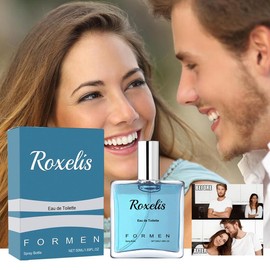 Roxelis Men's Eau de Toilette Spray | Long-Lasting Fragrance, Fresh & Natural Scent | Elegant Niche Perfume for Dating Atmosphere & Daily Wear - Colour: 2