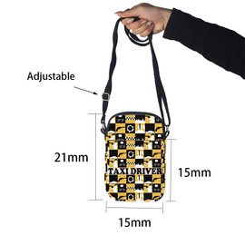 Taxi Driver Movie Inspired Gift Taxi Driver Crossbody Bag for Movie Fans (Print CA)