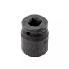 24mm 6-Point Shallow Impact Socket 1/2" Drive CR-V Steel Black