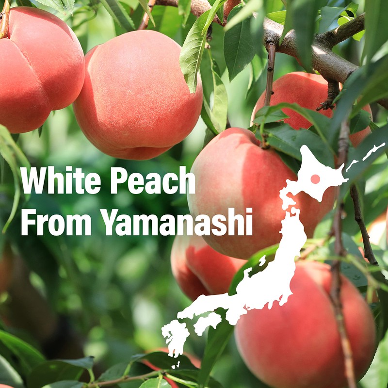 YAMASAN KYOTO UJI Japanese Mochi Candy Individually Wrapped, Momo White