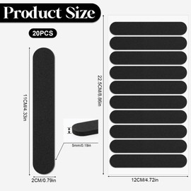 20 Pcs Hat Sizer Reducer Insert, Hat Inserts To Make Fit Smaller, Fitted Hat Size Reducer, Self-Adhesive Foam Reducing Tape for Men Women Hats Caps, Black