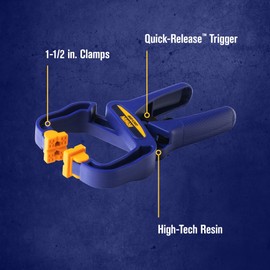 Quick-Grip Irwin 59100 Handy Adjustable Clamp with Quick Release Lever