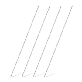 MECCANIXITY 4Pcs 316 Stainless Steel Round Rod 1/8" Dia 11.8" Length Metal Solid Shaft Rods Corrosion Resistant Round Steel Bars Stock for Industrial DIY Project, 3mm x 300mm, Silver