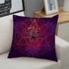 Ofocam Phoenix Throw Pillow Cover Alchemy Bird Abstract Art Star
