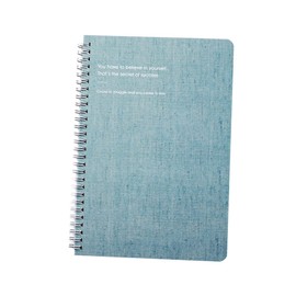 GRIRIW 2pcs Sky Spiral Notebooks Minimalist Diary Journal Notepad for Students Professionals for Travel Notes Weekly Plans and Scrapbooking