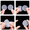 Tongcloud 50pcs 2 Inch Round Clear Acrylic Plexiglass Sheet Disc
