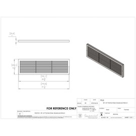 White Baseboard Return Grill with 7/8" Turn Back (30" x 8" Duct Opening/ 31.25" x 9.25" Overall)