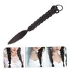 Vaguelly Long Braided Ponytail Extension with Hair Tie Synthetic Hairpiece