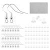 Hypoallergenic Earring Hooks 925 Sterling Silver Large Ear Wires Fish