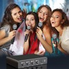 Depusheng R4 Karaoke Wireless Microphones Professional 4 Channels Handheld Wireless