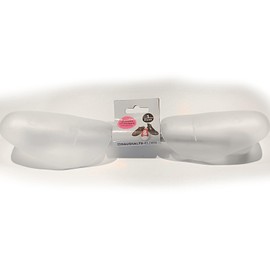 Sternfabrik Pack of 2 shoe trees with flexible metal tension spring brings the shoes or boots into shape, pack of 2, size EU 36-46, White