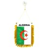 Algeria Mini Flag 4"x6" Window Banner w/suction cup
