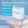 Portable Mini Printer Wireless BT Thermal Printer Easy Operation Compatible
