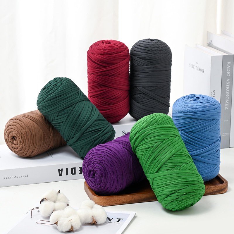 Hilo de ganchillo suave, 400 g/114 yardas, hilo grueso para