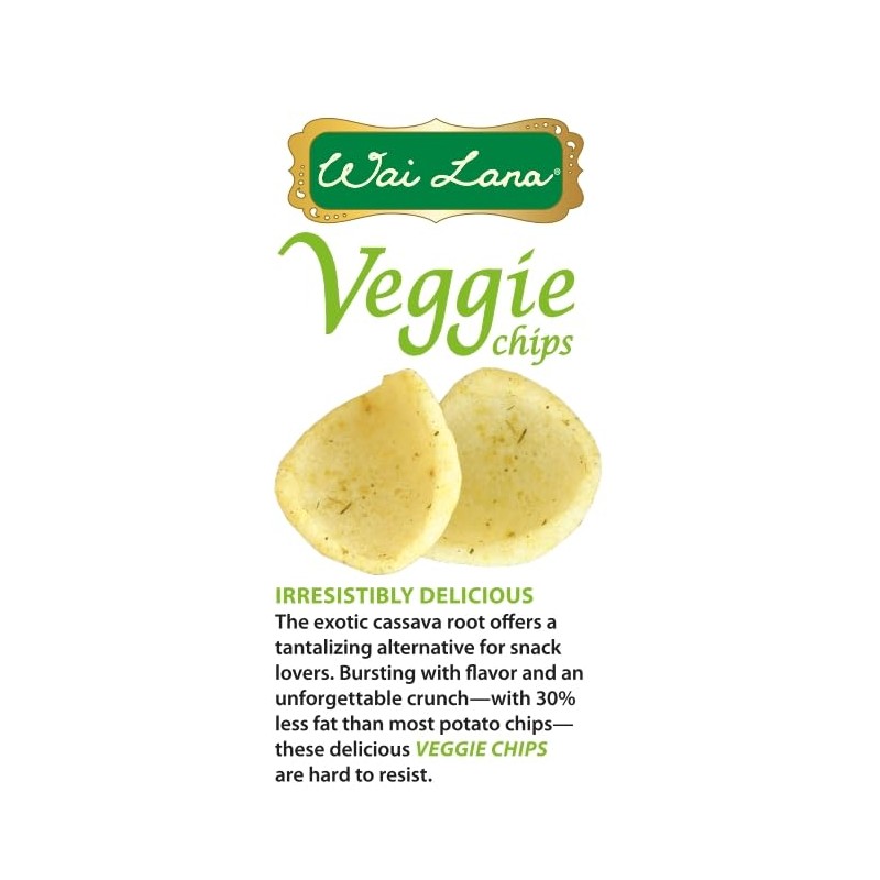 Veggie Chips Herb & Garlic (12 Pack of 3 Ounce
