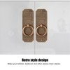 2 Sets Chinese Style Handle Single Hole Door Pull Knobs