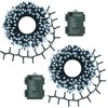BSGlobal Battery Cluster String Lights 2 Pack Total 20Ft 400