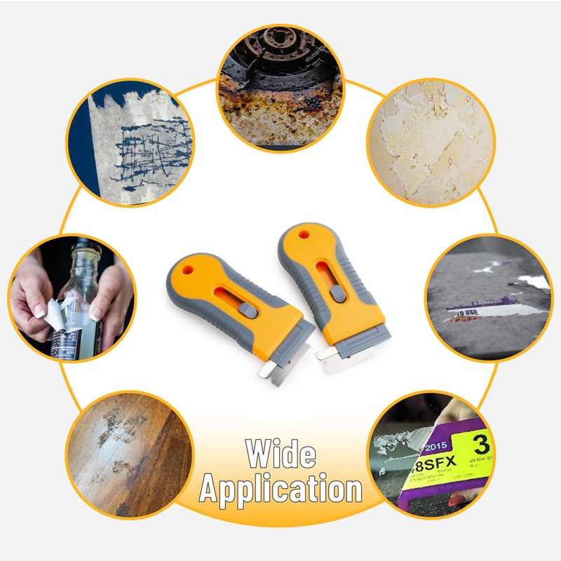 Bates- Razor Blade Scraper, 2 Pack, Razor Scraper Set with